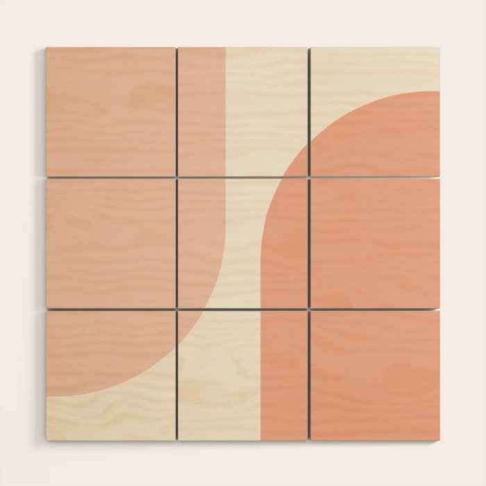 Modern Minimal Arch Abstract XXXI Wood Wall Art Gallery Image 1