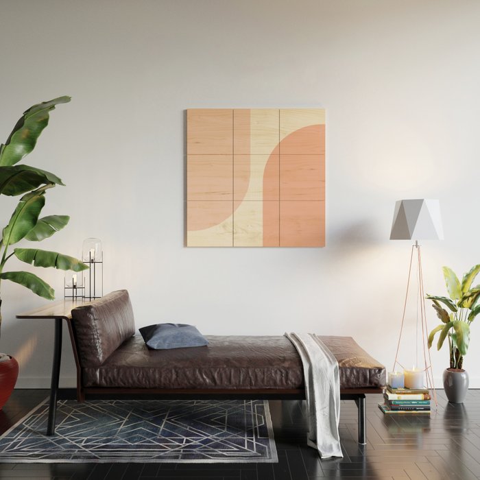 Modern Minimal Arch Abstract XXXI Wood Wall Art Gallery Image 2