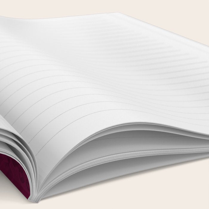 Hand painted modern abstract burgundy marble watercolor Notebook Gallery Image 2