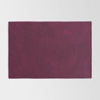 Hand painted modern abstract burgundy marble watercolor Rug Gallery Image 2