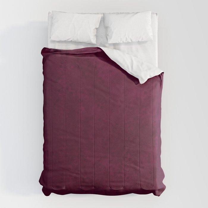 Hand painted modern abstract burgundy marble watercolor Comforter Gallery Image 6