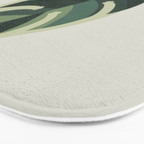 Monstera Cat Hug Bath Mat Gallery Image 3