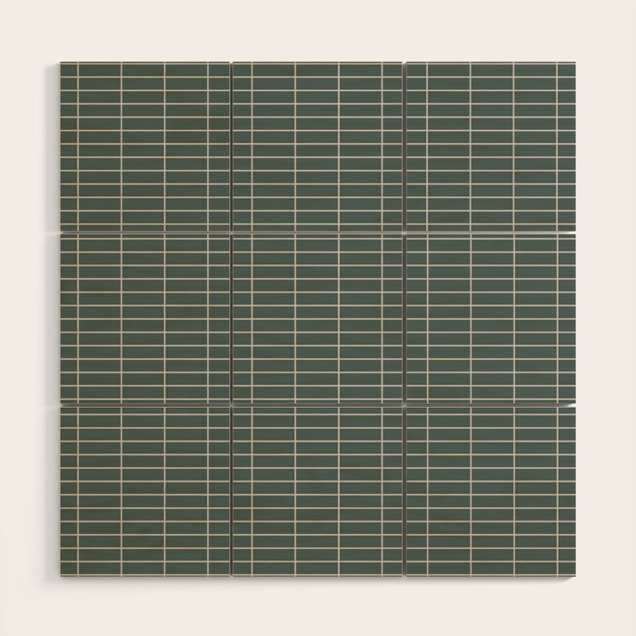 Grid Pattern XXVI Wood Wall Art Gallery Image 1