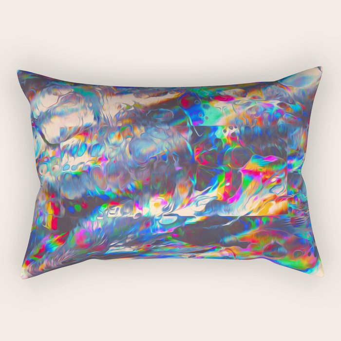 TOUCHING FROM A DISTANCE Rectangular Pillow Gallery Image 1