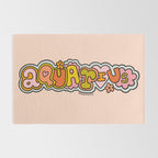 Aquarius Doodle Letters Rug Gallery Image 2