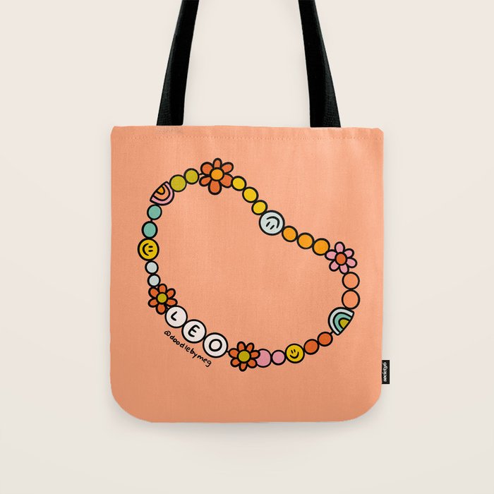 Leo Friendship Bracelet Tote Bag Gallery Image 1