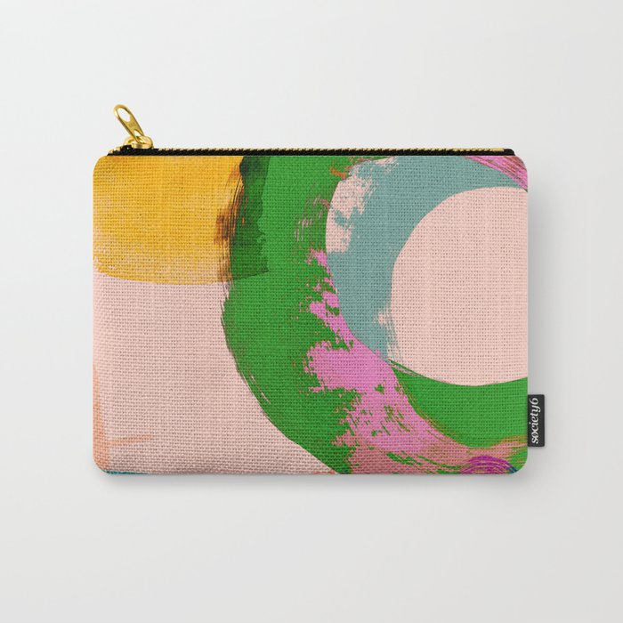 brush strokes abstract 3 Carry All Pouch Gallery Image 1