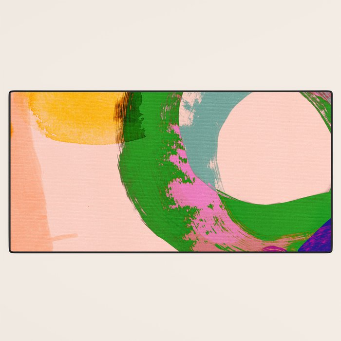 brush strokes abstract 3 Desk Mat Gallery Image 3