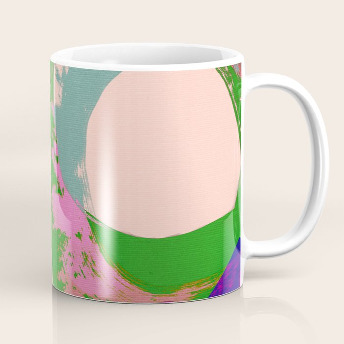 brush strokes abstract 3 Coffee Mug Gallery Image 1