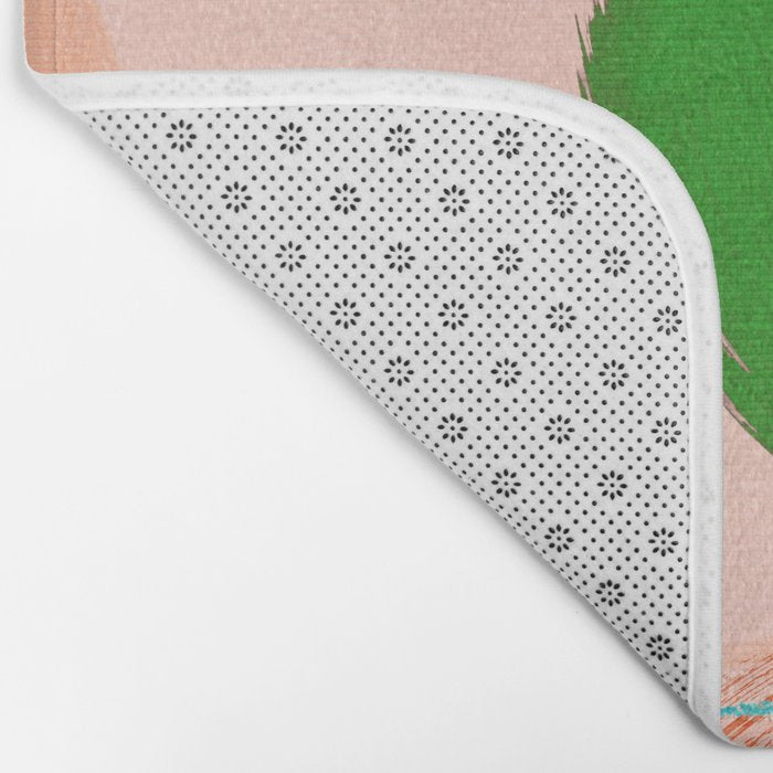 brush strokes abstract 3 Bath Mat Gallery Image 2
