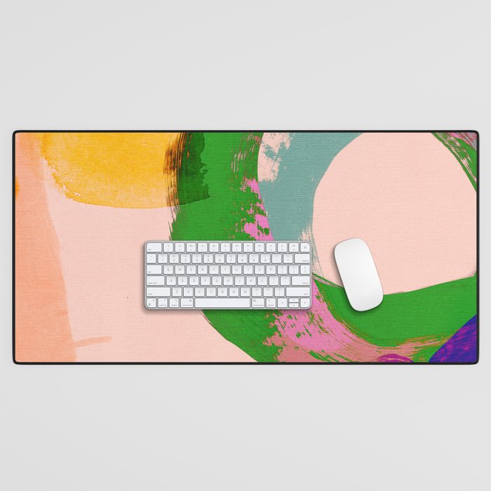 brush strokes abstract 3 Desk Mat Gallery Image 1