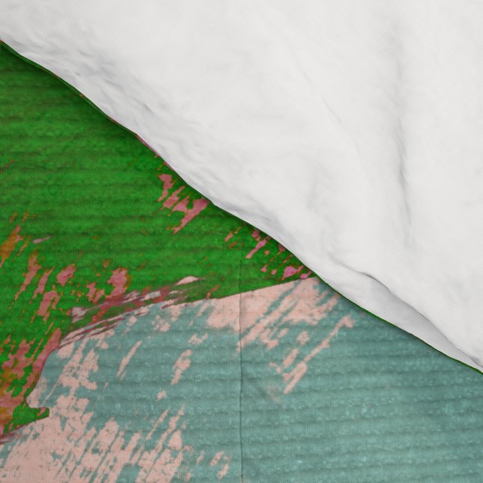 brush strokes abstract 3 Comforter Gallery Image 4
