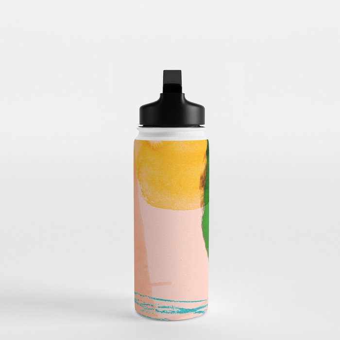 brush strokes abstract 3 Water Bottle Gallery Image 3