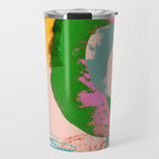 brush strokes abstract 3 Travel Mug Gallery Image 1