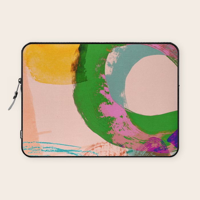 brush strokes abstract 3 Laptop Sleeve Gallery Image 1