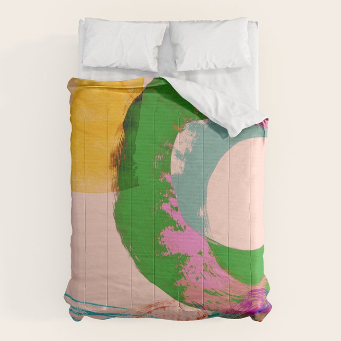 brush strokes abstract 3 Comforter Gallery Image 6