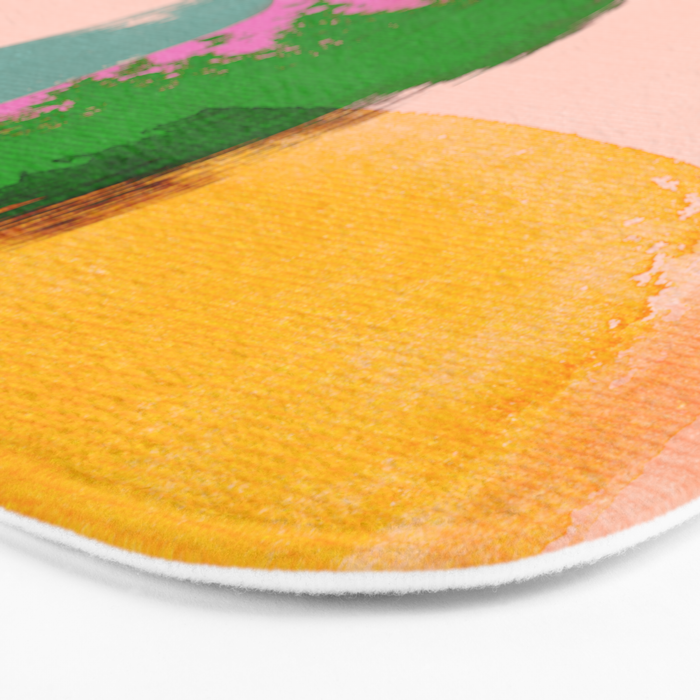 brush strokes abstract 3 Bath Mat Gallery Image 3