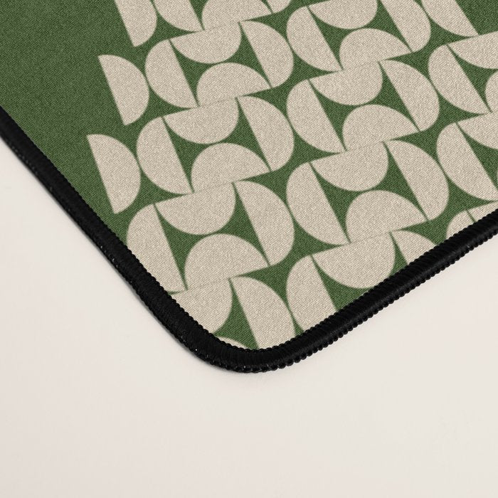 Cute Christmas Dark Green Desk Mat Gallery Image 4