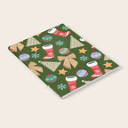 Cute Christmas Dark Green Notebook Gallery Image 2