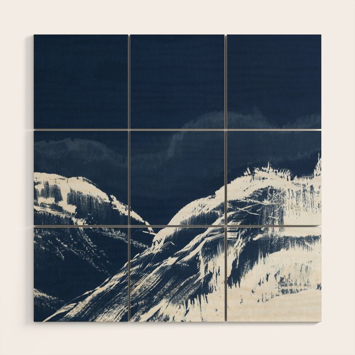 Blue Forest Wood Wall Art Gallery Image 1