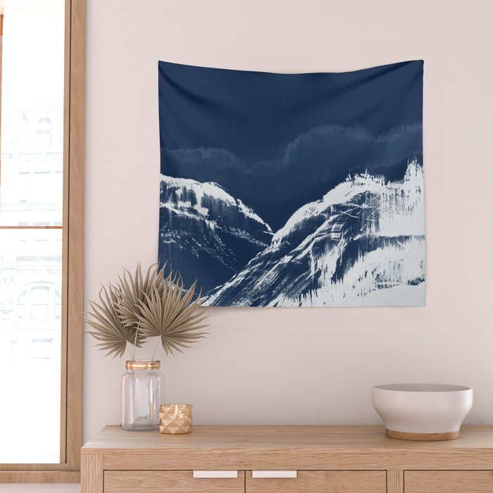 Blue Forest Wall Tapestry Gallery Image 2