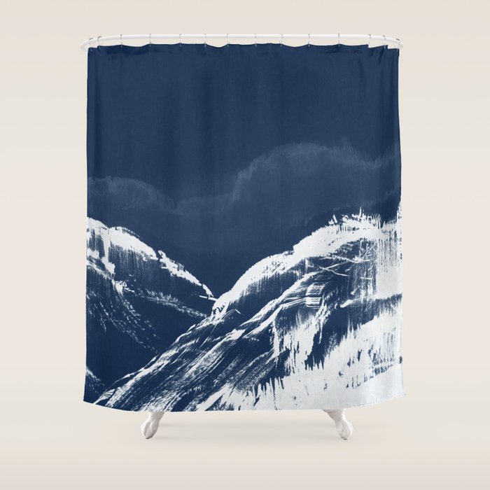 Blue Forest Shower Curtain Gallery Image 1