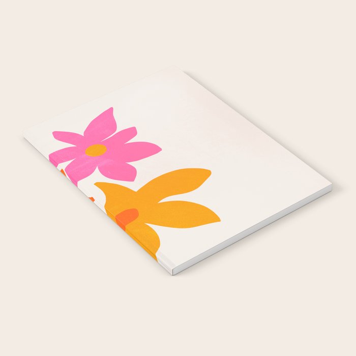 Abstract Summer Flowers Notebook Gallery Image 1
