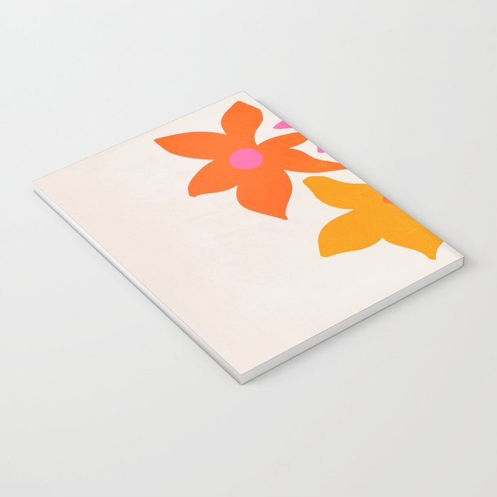 Abstract Summer Flowers Notebook Gallery Image 3