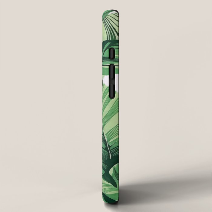 Tropical banana leaves V iPhone Case Gallery Image 2