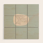Be Still And Rest. Wood Wall Art Gallery Image 1