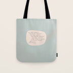 Be Still And Rest. Tote Bag Gallery Image 1