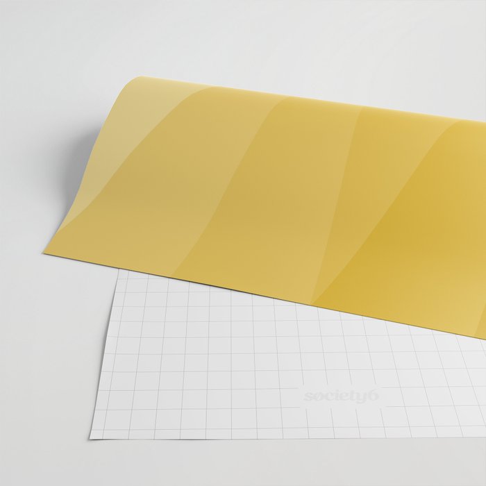 Geometric Triangles VIII Golden Yellow Wrapping Paper Gallery Image 2