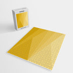 Geometric Triangles VIII Golden Yellow Jigsaw Puzzle Gallery Image 2
