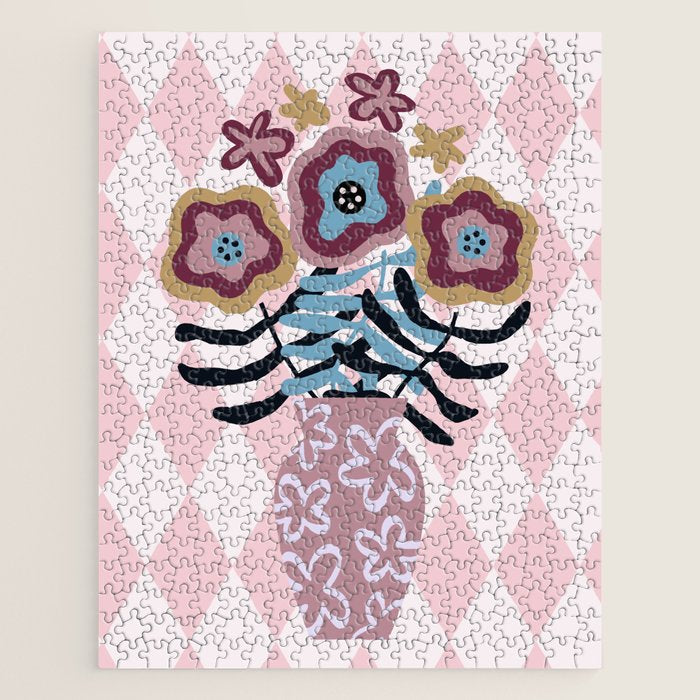 Harlequin Bloom Jigsaw Puzzle Gallery Image 1