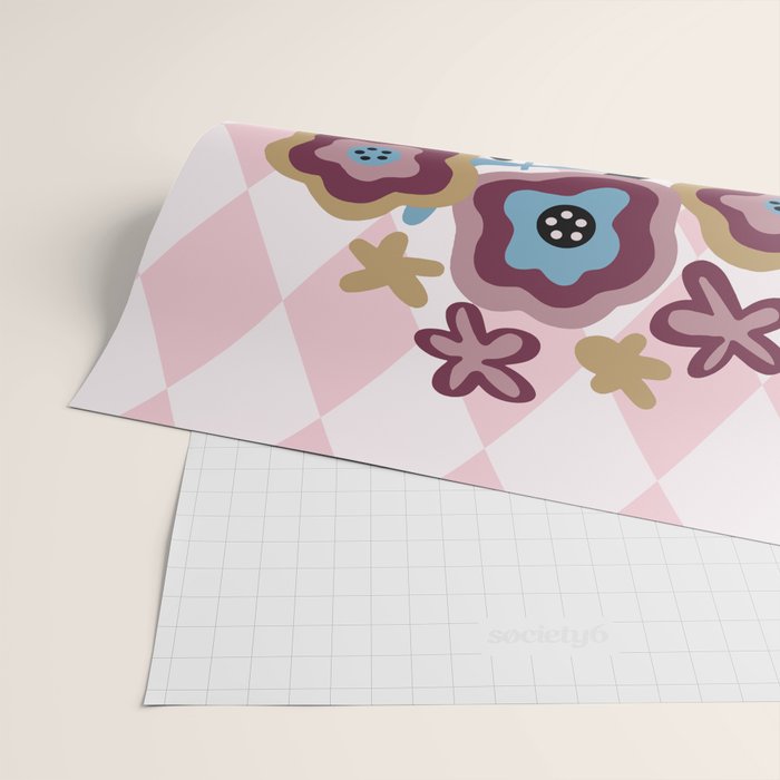 Harlequin Bloom Wrapping Paper Gallery Image 2