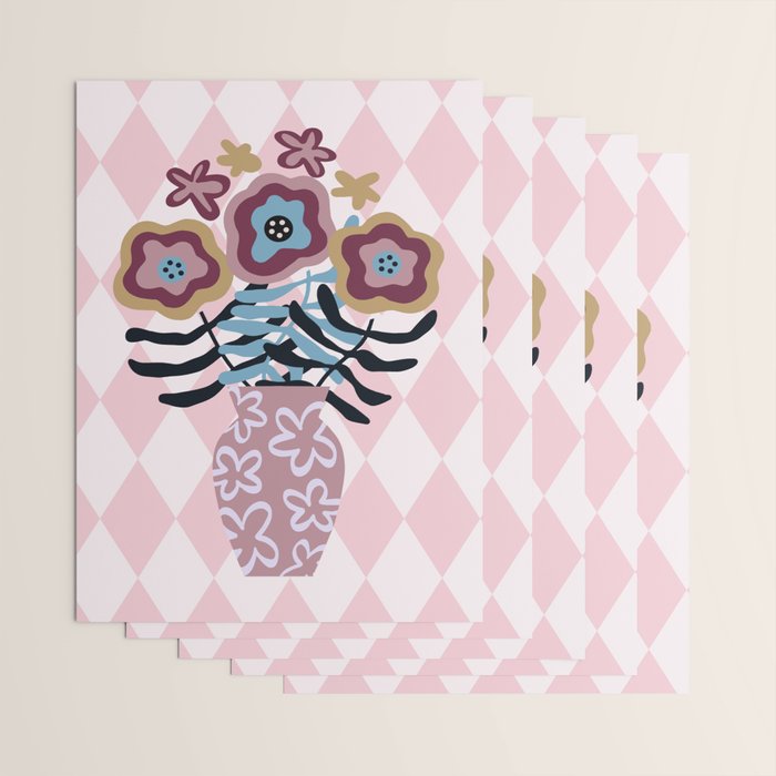 Harlequin Bloom Wrapping Paper Gallery Image 3
