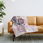 Harlequin Bloom Throw Blanket Gallery Image 1