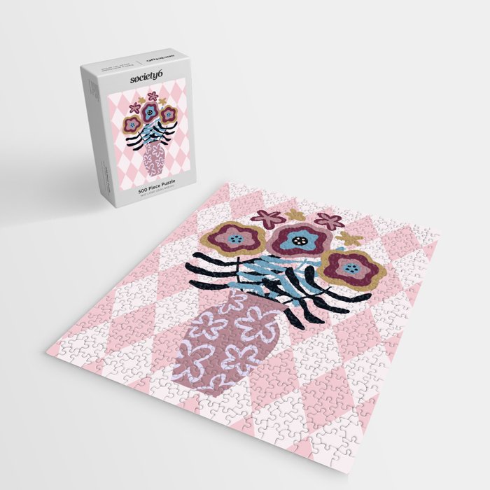 Harlequin Bloom Jigsaw Puzzle Gallery Image 2