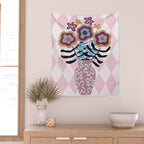 Harlequin Bloom Wall Tapestry Gallery Image 2