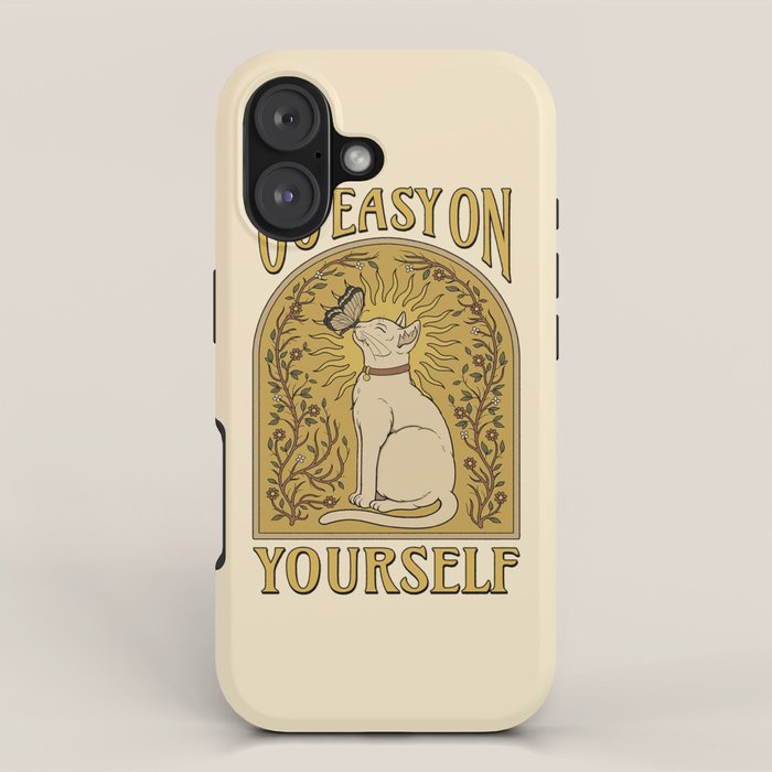 Go Easy on Yourself iPhone Case Gallery Image 1