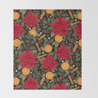 Christmas Stars and Spices Throw Blanket Gallery Image 2