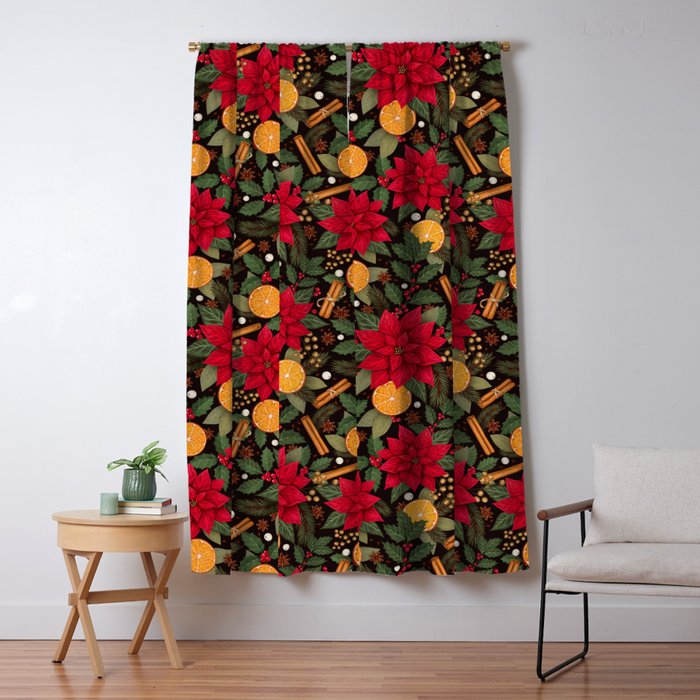 Christmas Stars and Spices Window Curtain Gallery Image 5