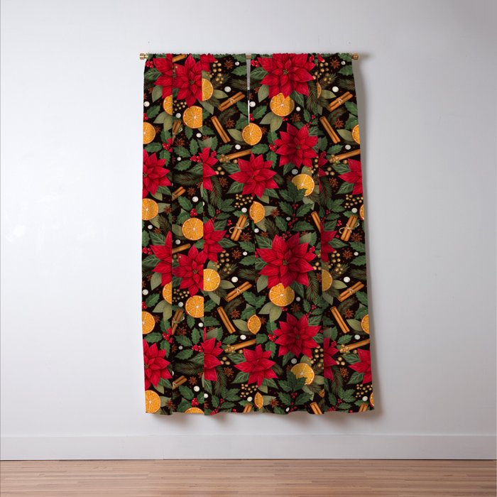 Christmas Stars and Spices Window Curtain Gallery Image 3