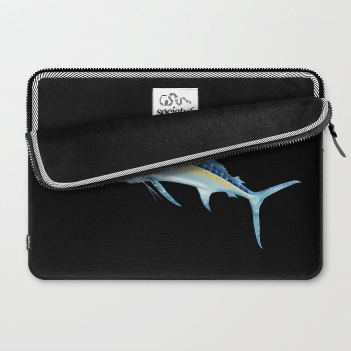 White Marlin Laptop Sleeve Gallery Image 2