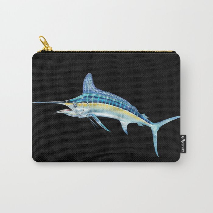 White Marlin Carry All Pouch Gallery Image 1