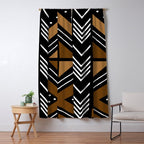 African Mudcloth Bogolan Traditional Fabric Design Window Curtain Gallery Image 5
