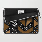 African Mudcloth Bogolan Traditional Fabric Design Laptop Sleeve Gallery Image 2