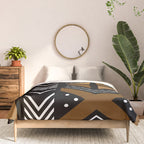 African Mudcloth Bogolan Traditional Fabric Design Comforter Gallery Image 3