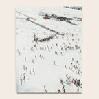 Aerial shot of ski resort Notebook Gallery Image 4