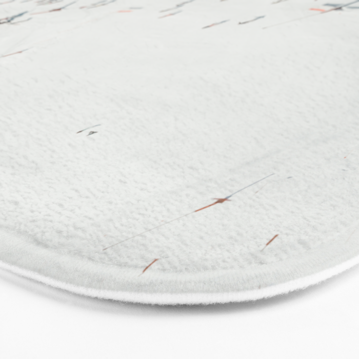 Aerial shot of ski resort Bath Mat Gallery Image 3
